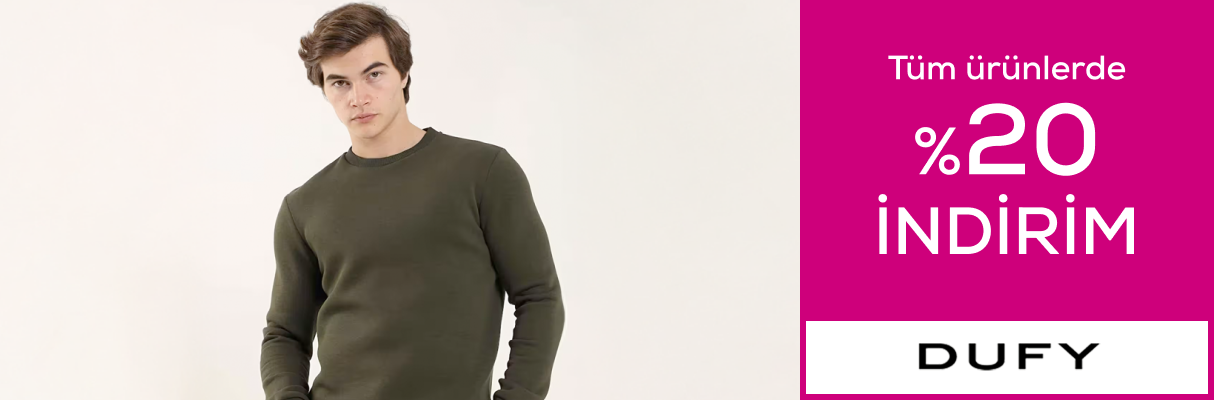 Dufy Tüm ürünlerde %20 indirim