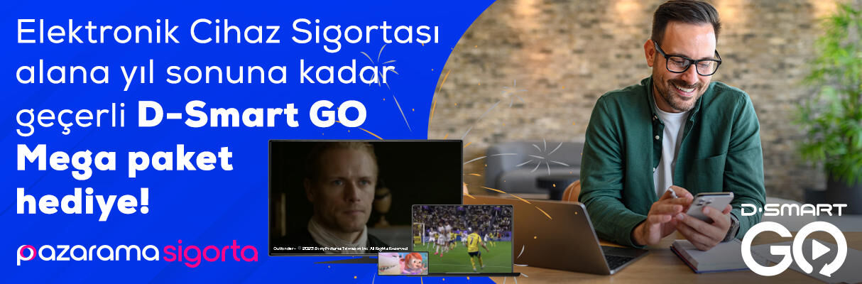 Elektronik Cihaz Sigortası Alana D-Smart Go Mega Paket Hediye