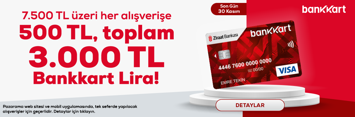 3000 TL Bankkart Lira