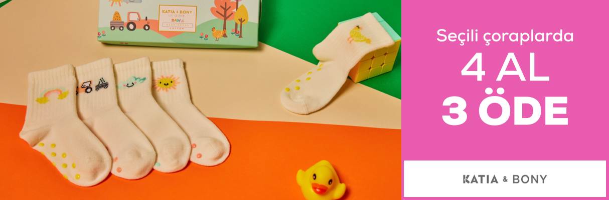 Katia & Bony Seçili çoraplarda 4 al 3 öde