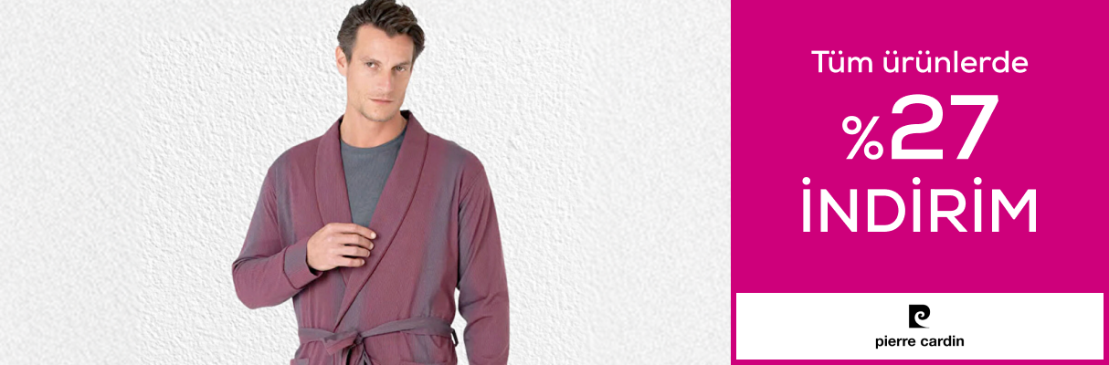 Pierre Cardin Tüm ürünlerde %27 indirim
