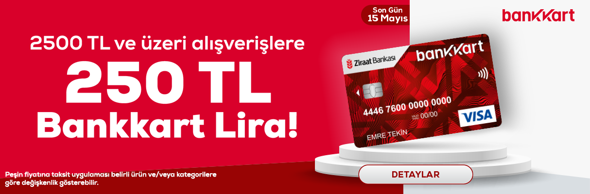 250 TL Bankkart Lira