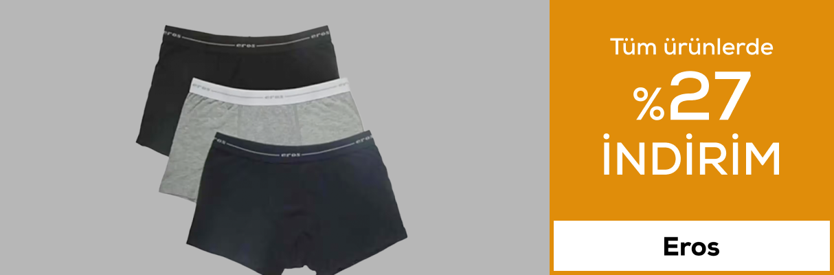 Eros Tüm ürünlerde %27 indirim