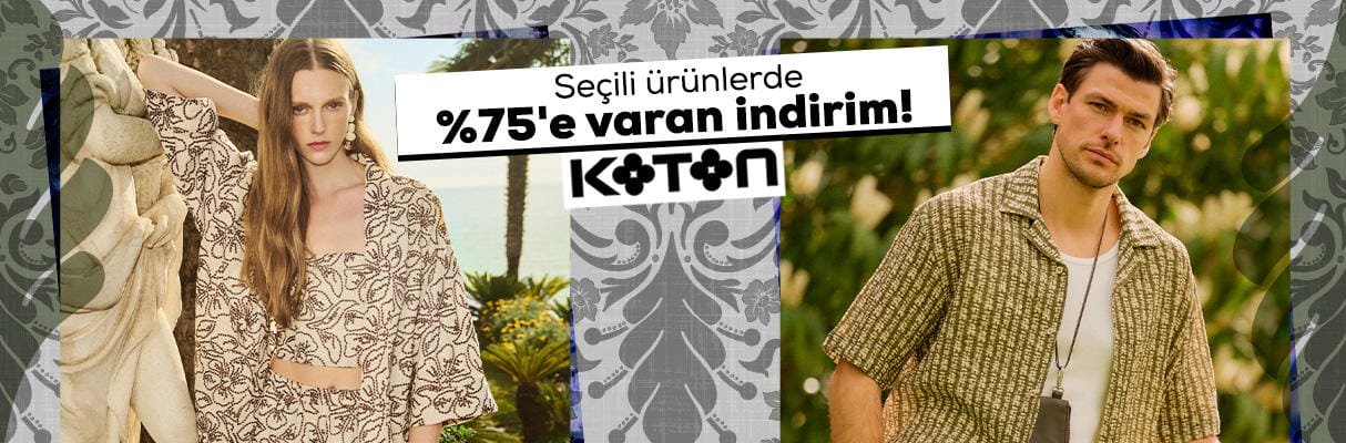 Koton Seçili ürünlerde %75'e varan indirim