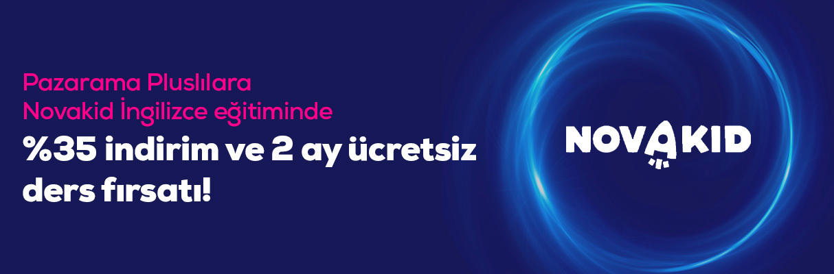 Pluslılara Novakids İngilizce Eğitimde %35 İndirim ve 2 Ay Ücretsiz Ders