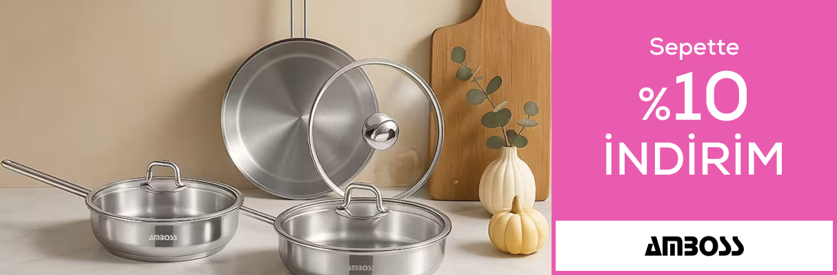 Amboss Mağazasında Sepette %10 İndirim Max 1500 TL!