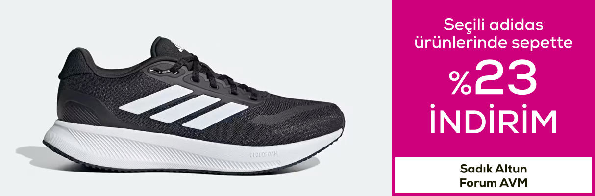 Seçili adidas Ürünlerinde Sepette %23 İndirim