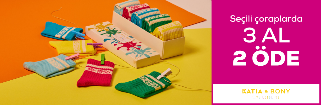 Katia&Bony Seçili çoraplarda 3 al 2 öde