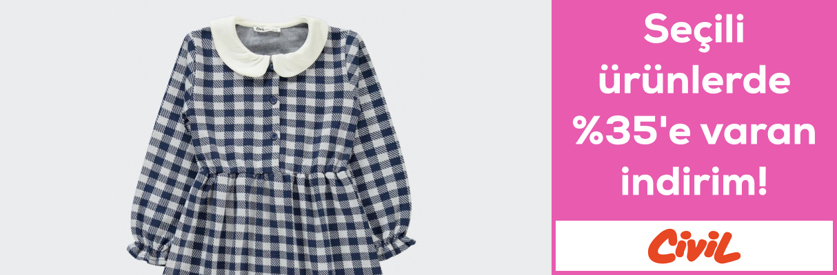 Civil Seçili ürünlerde %35'e varan indirim