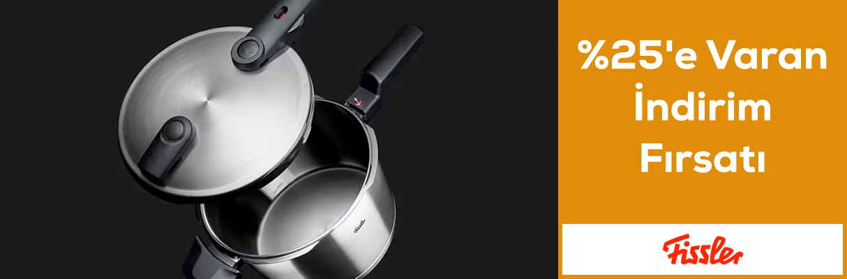 Fissler Türkiye Mağazasında %25'e Varan İndirim Fırsatı 