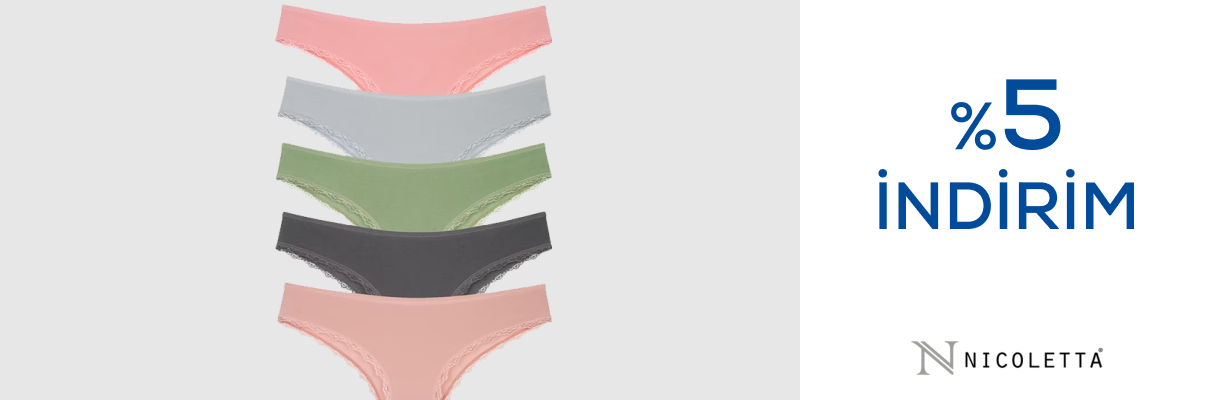 Plusa özel Nicoletta mağazasında %5 indirim