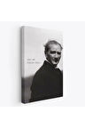 Atatürk Portre Tablosu Mustafa Kemal Atatürk Dikdörtgen Dekoratif Kanvas Tablo-fd-128