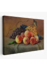 Masa Üstündaki Meyveler Yağlı Boya Görünümlü Tablo-1233