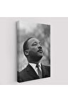 Martin Luther King Dekoratif Kanvas Duvar Tablosu-6374