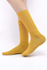 Mısırlı Kadın %10 GÜMÜŞ madeni içerikli Sarı Soket Çorap   M 78000 S