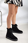 Siyah Süet Kadın Bot
