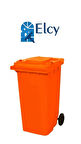 ELCY 120 LT Turuncu Çöp Konteyneri 