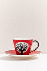 Masterart Seramik Espresso Fincanı Kırmızı