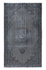 170x283 cm El Dokuması Gri Halı, Oturma Odası ve Çalışma Odası için Modern Halı