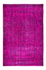 173x275 cm, Geleneksel El Dokuması Pembe Halı, Anadolu'dan Yünlü Halı, Modern Alan Halısı