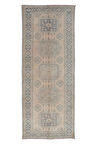 140x340 cm El Yapımı Türk Koridor Yolluğu, Eski Koridor Halısı, Merdiven Halısı