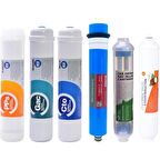 Sulook Kapalı Kasa Su Arıtma Cihazı 6 Lı Inline Filtresi Seti 6 Aşamalı Lg & Kuno Membran