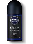 Nivea Men Deep Dımensıon Roll-On Deodorant Erkek 50Ml