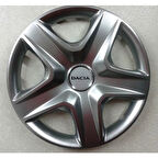 Dacia Duster Orjinal Model Çelik Jant Görünümlü 16 inch Kırılmaz - Esnek Jant Kapağı Takımı 4 Lü Set