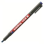 Edding 143B Permanent Asetat Kalemi Renk - Mavi