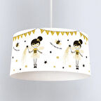 Çocuk Odası Dijital Baskılı Sarkıt Avize Model 001