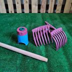 ZEYTİN TIRMIĞI + ZEYTİN DİLME APARATI + FIRÇA SAPI ZEYTİN TOPLAMA TARAĞI VE ZEYTİN ÇİZME ALETİ