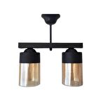 Mylight Retro İkili Düz Avize