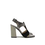 VENUS VNS1828016Y PLATIN KADIN VNS18Y YÜKSEK TOPUK KEMERLİ SANDALET