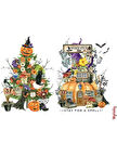 LineArt Sulu Transfer 25x35cm Halloween Kabak Temalı LNT51