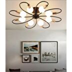 Mylights Retro Ğlofonyer Tvan Avize Sekizli