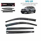 Vw Tiguan Mugen Cam Rüzgarlığı 2016-2023 arası 4'lü Sunplex