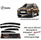 Dacia Duster Mugen Cam Rüzgarlığı 2010-2017 arası 4'lü Sunplex