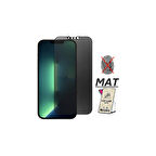 Apple iPhone 13 Mini Mat Seramik Cam Nano Esnek Kırılmaz Full Tam Kaplayan Ekran Koruyucu