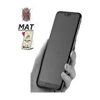 Huawei P20 Lite Mat Ekran Seramik Tam Kaplayan Kırılmaz Cam Nano Ekran Koruyucu