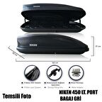 Araç Üstü Port Bagaj Kapalı Tabut 3 Kilitli 450 LT Siyah Niken