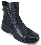 18353 Forelli Günlük Anatomik Kadın Bot-Siyah