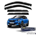Niken Peugeot 2008 Cam Rüzgarlığı Kromlu 4'Lü 2020+ Sonrası