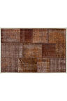 Özel Patchwork Eskitme El Dokuma Halı 80x150 Model 5308