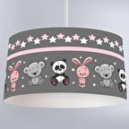 Çocuk Odası Dijital Baskılı Sarkıt Avize Model 091