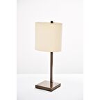 Bahar Kahverengi Gövdeli Bej Şapkalı Abajur - 0013