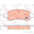 Trw - Fren Balatası Ön (Citroen :Berlıngo Ym (2002-) - Trw Gdb1563