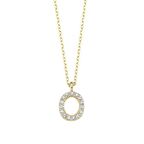 Altın O Harfi Kolye