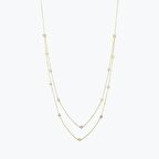 Çift Zincirli Altın Kolye