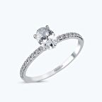 Altın Sırataş Oval Yüzük