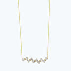 Altın Sıralı Fiyonk Kolye